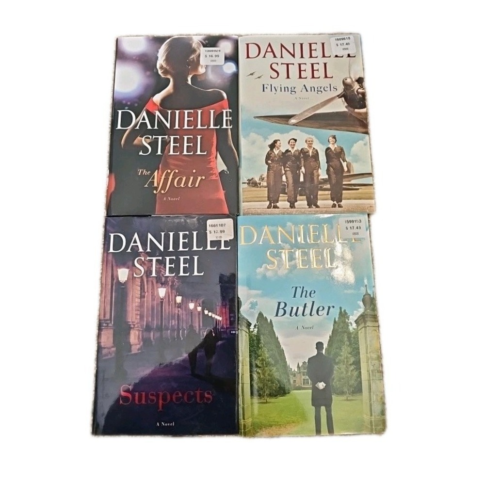 DANIELLE STEEL 4 Title Book Lot Hardcover w/Dust Jackets, Preowned